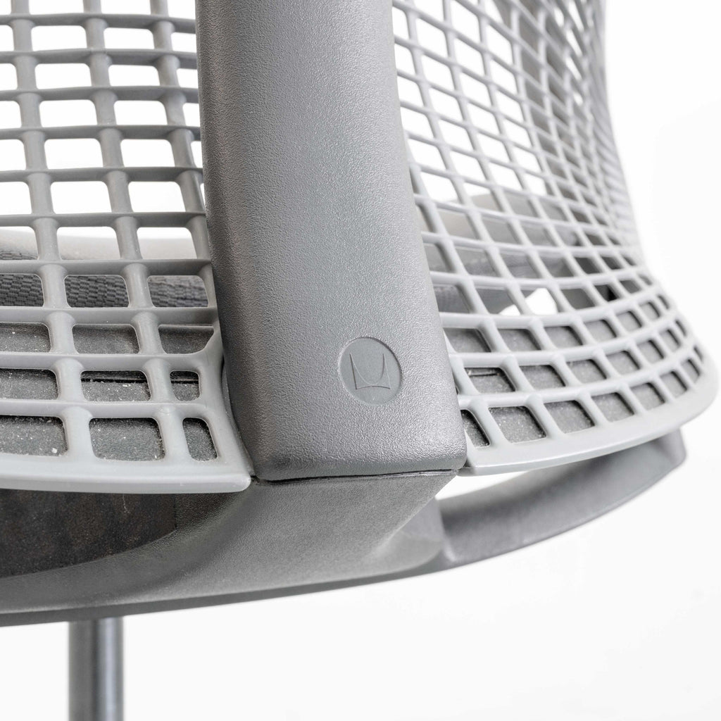 Used Herman Miller Sayl Chair – Slate Grey | Basic Option (Fixed Tilt)