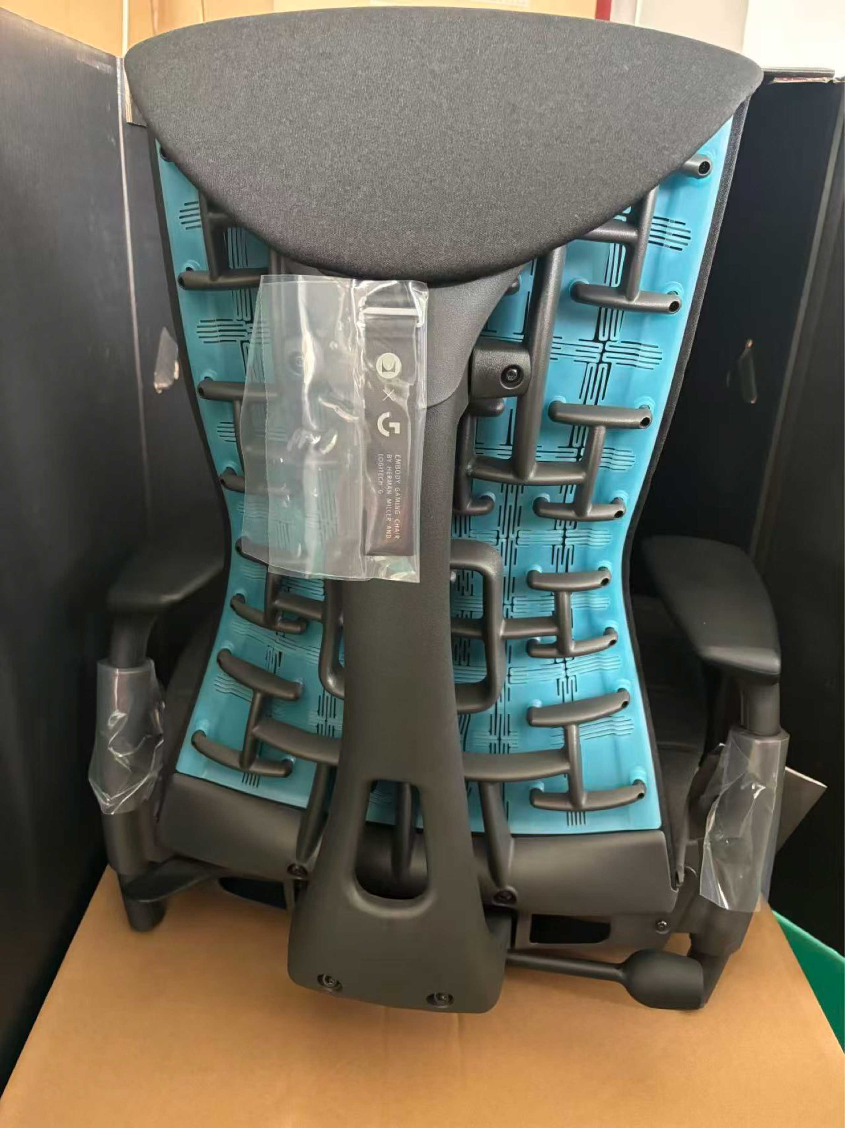 Herman Miller Embody x Logitech G Gaming Chair – Cyan