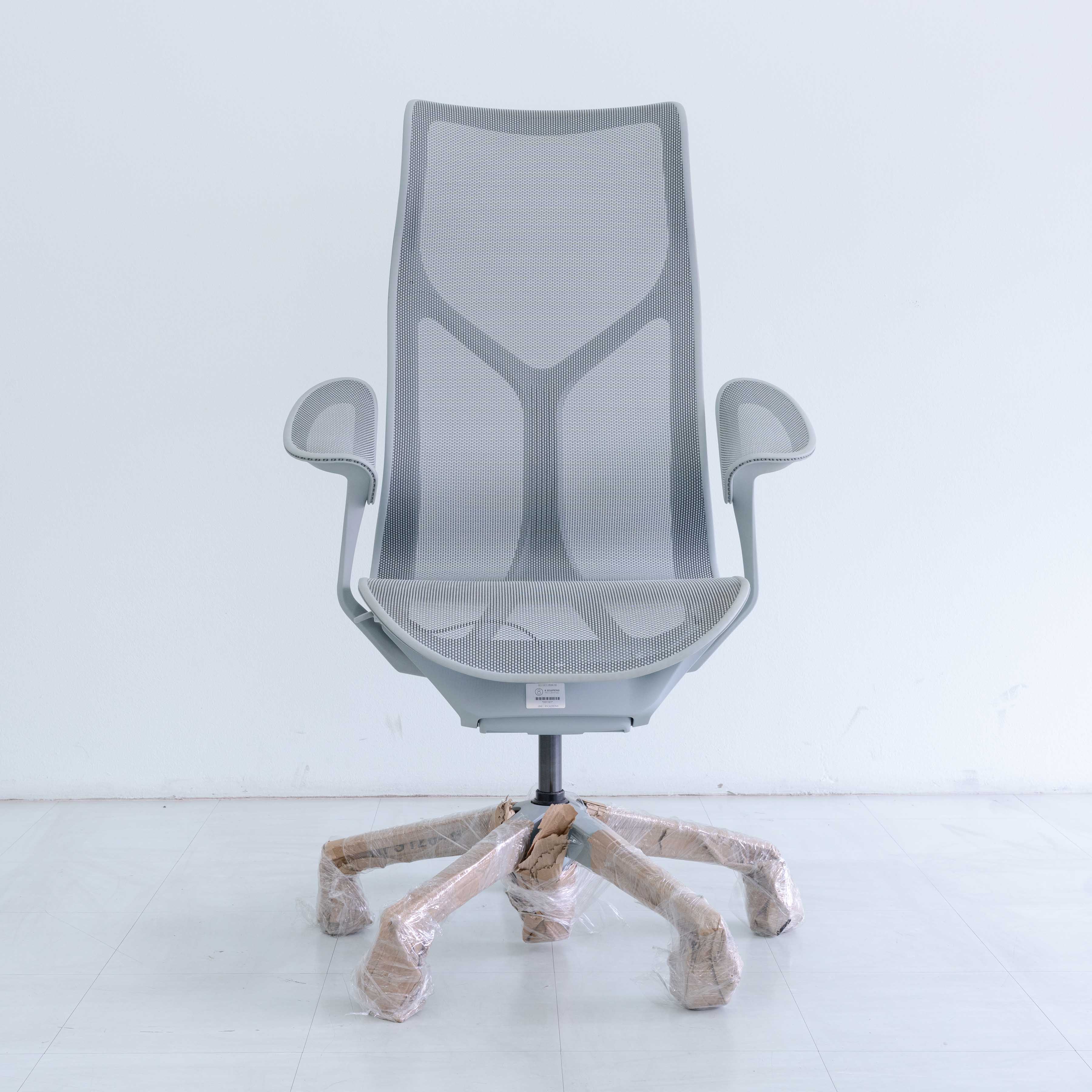 Herman Miller COSM Highback Chair – Glacier | Leaf Arm