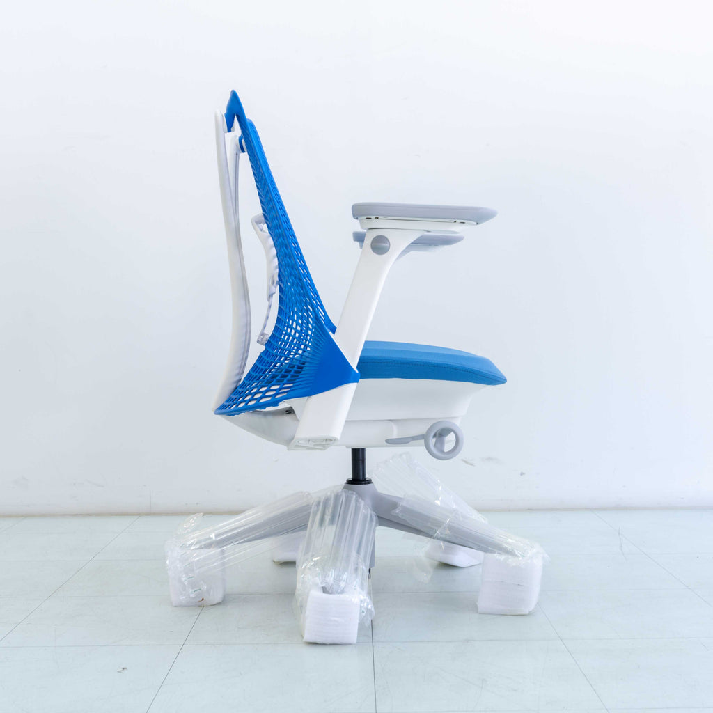 Herman Miller Sayl Chair – Blue | Full Option with Lumbar Support