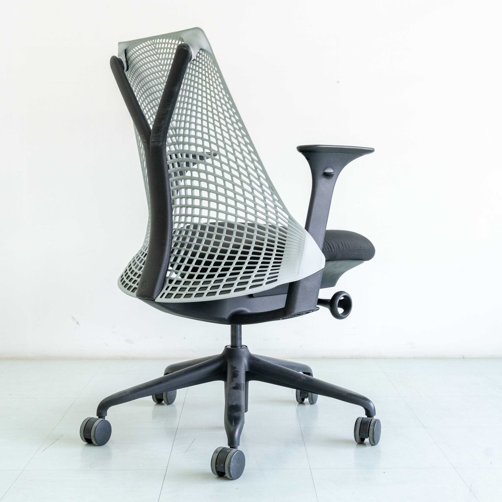 Used Herman Miller Sayl Chair – Fog | Basic Option (Fixed Tilt)