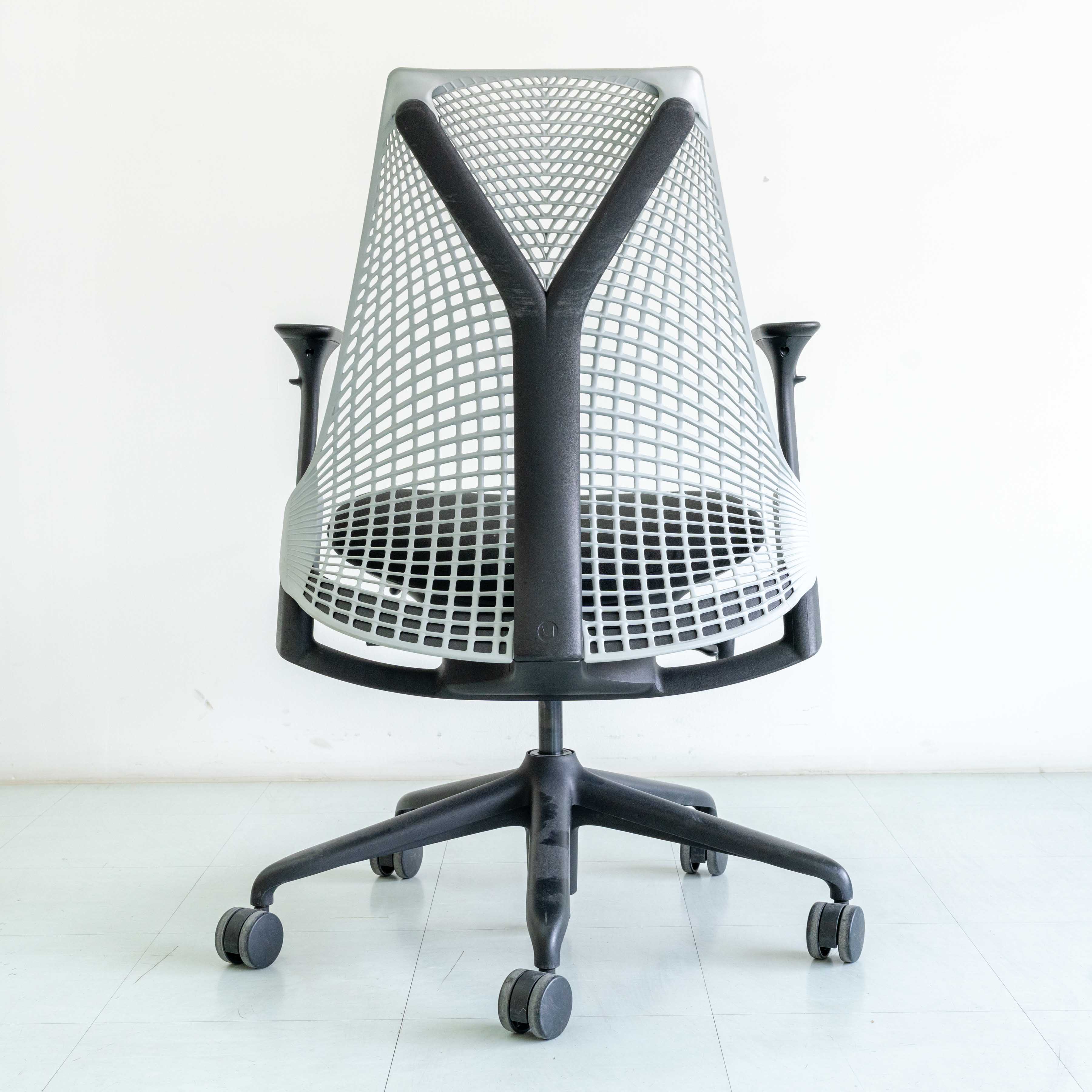 Used Herman Miller Sayl Chair – Fog | Basic Option (Fixed Tilt)