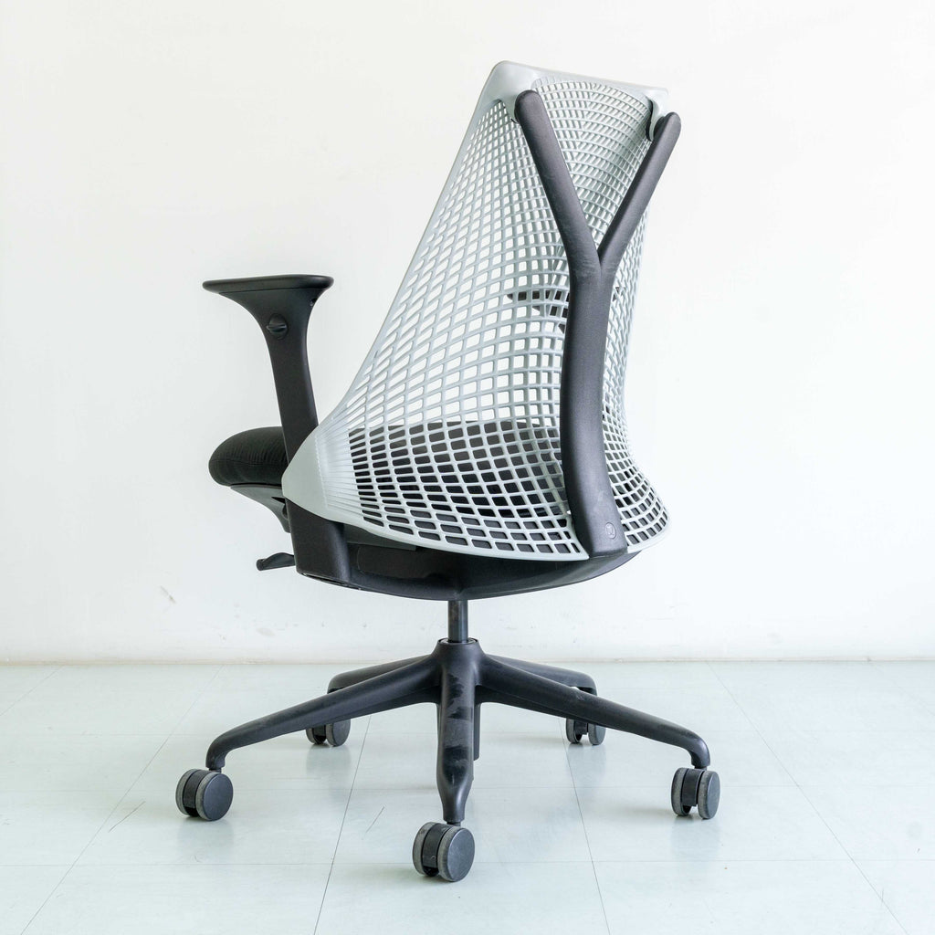 Used Herman Miller Sayl Chair – Fog | Basic Option (Fixed Tilt)