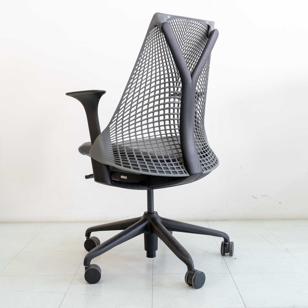 Used Herman Miller Sayl Chair – Slate Grey | Basic Option (Fixed Tilt)