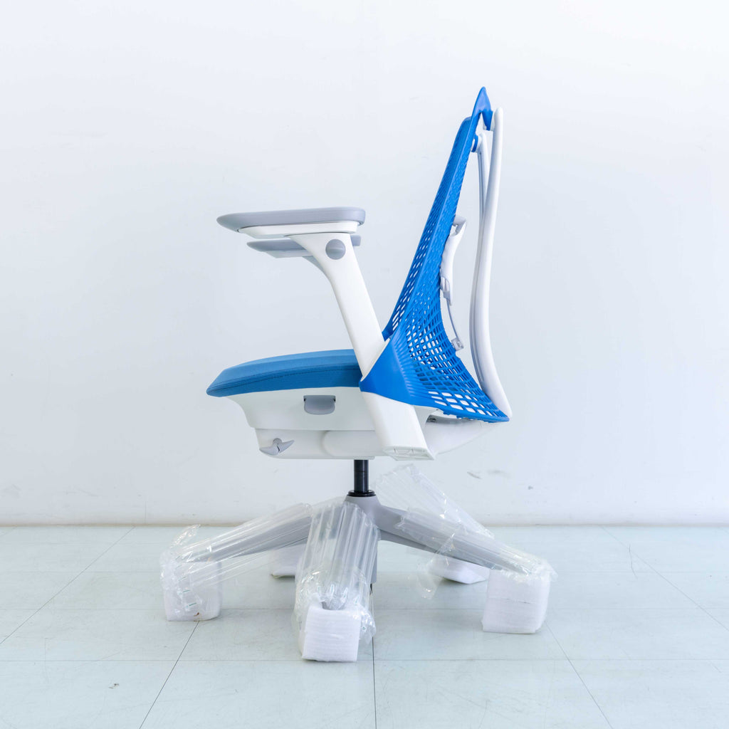 Herman Miller Sayl Chair – Blue | Full Option with Lumbar Support