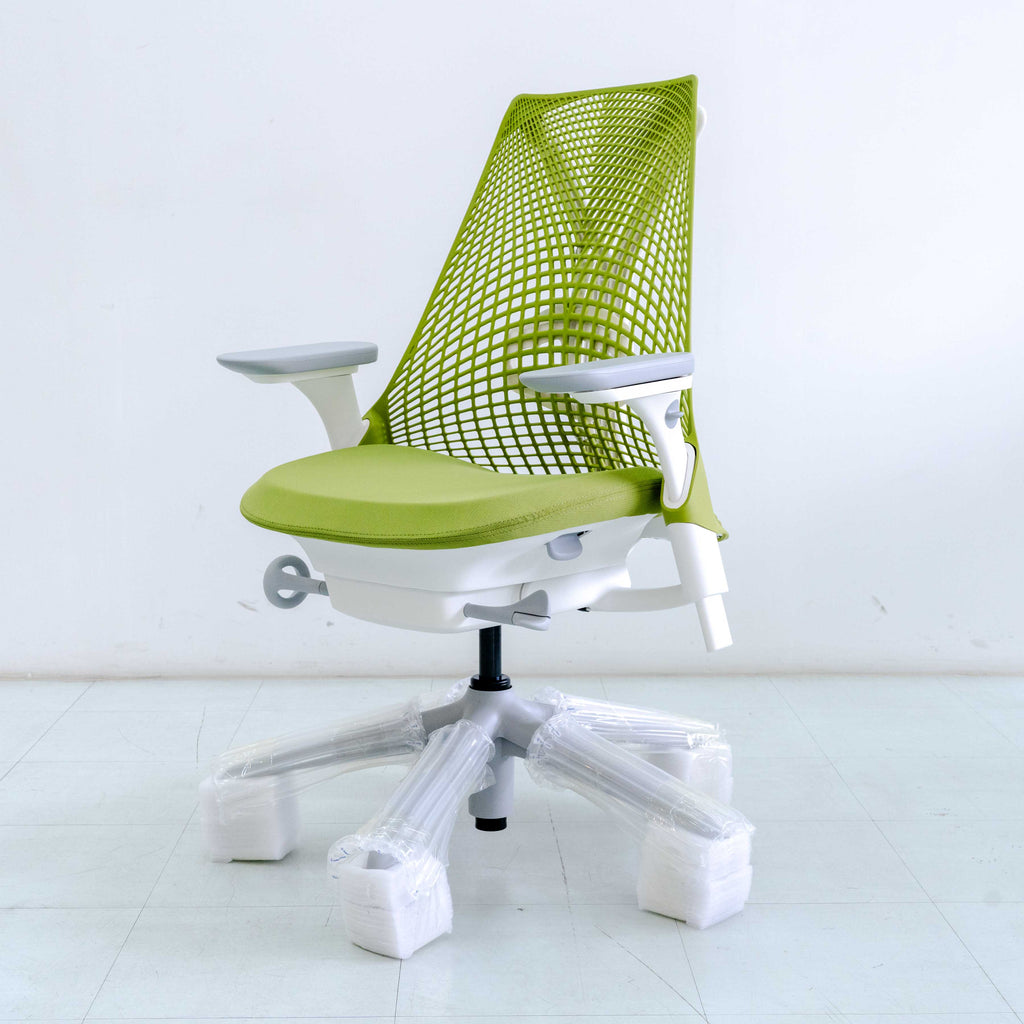 Herman Miller Sayl Chair – Green | Full Option with Lumbar Support