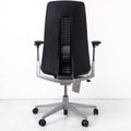 Haworth Fern Chair – Black | Platinum Frame