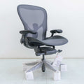 Herman Miller Remastered Aeron Chair – Graphite | Steel Frame