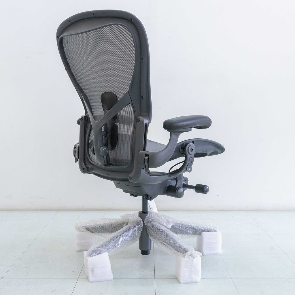 Herman Miller Remastered Aeron Chair – Graphite | Steel Frame