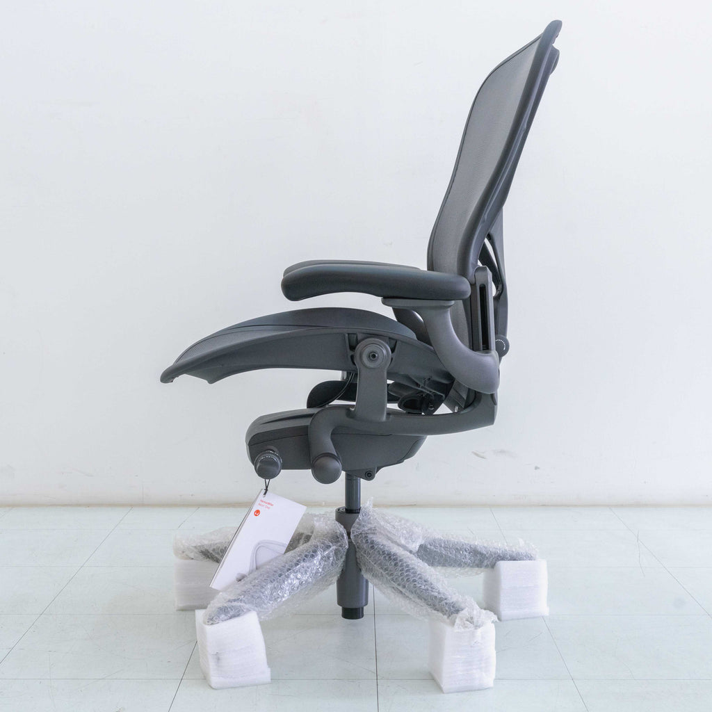 Herman Miller Remastered Aeron Chair – Graphite | Steel Frame