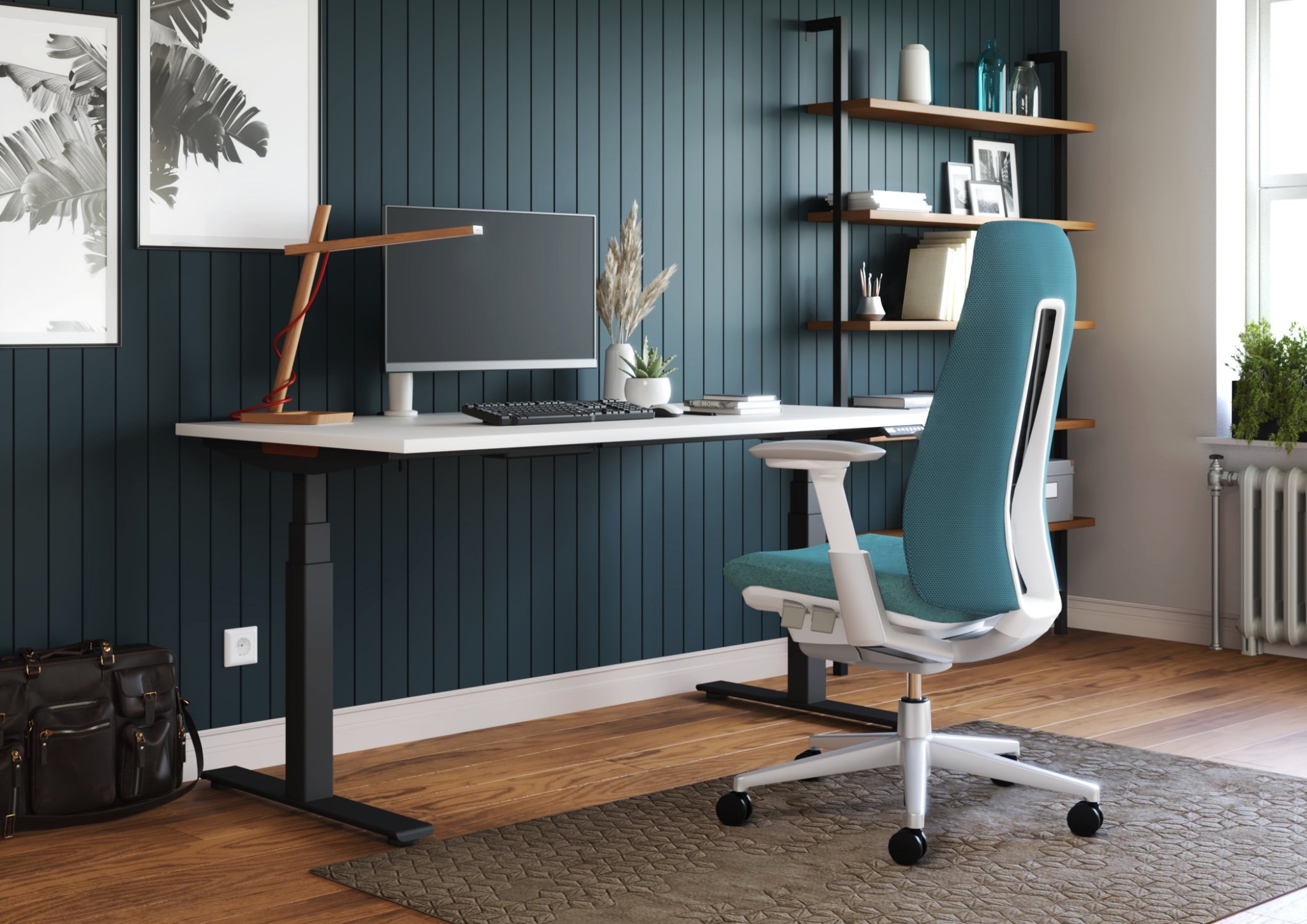 Haworth HAT Height Adjustable Desk – Electric Sit-Stand Table