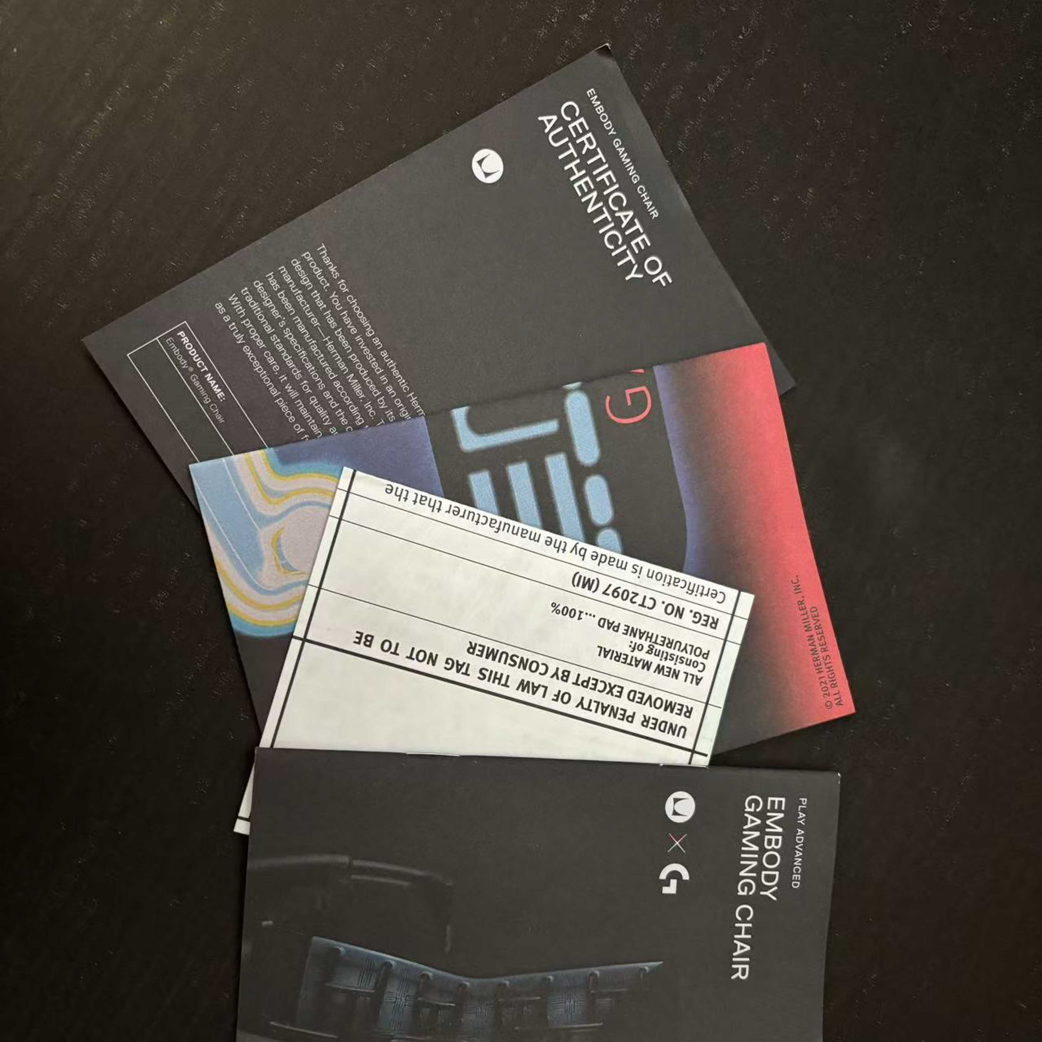 Herman Miller Embody x Logitech G Gaming Chair – Cyan