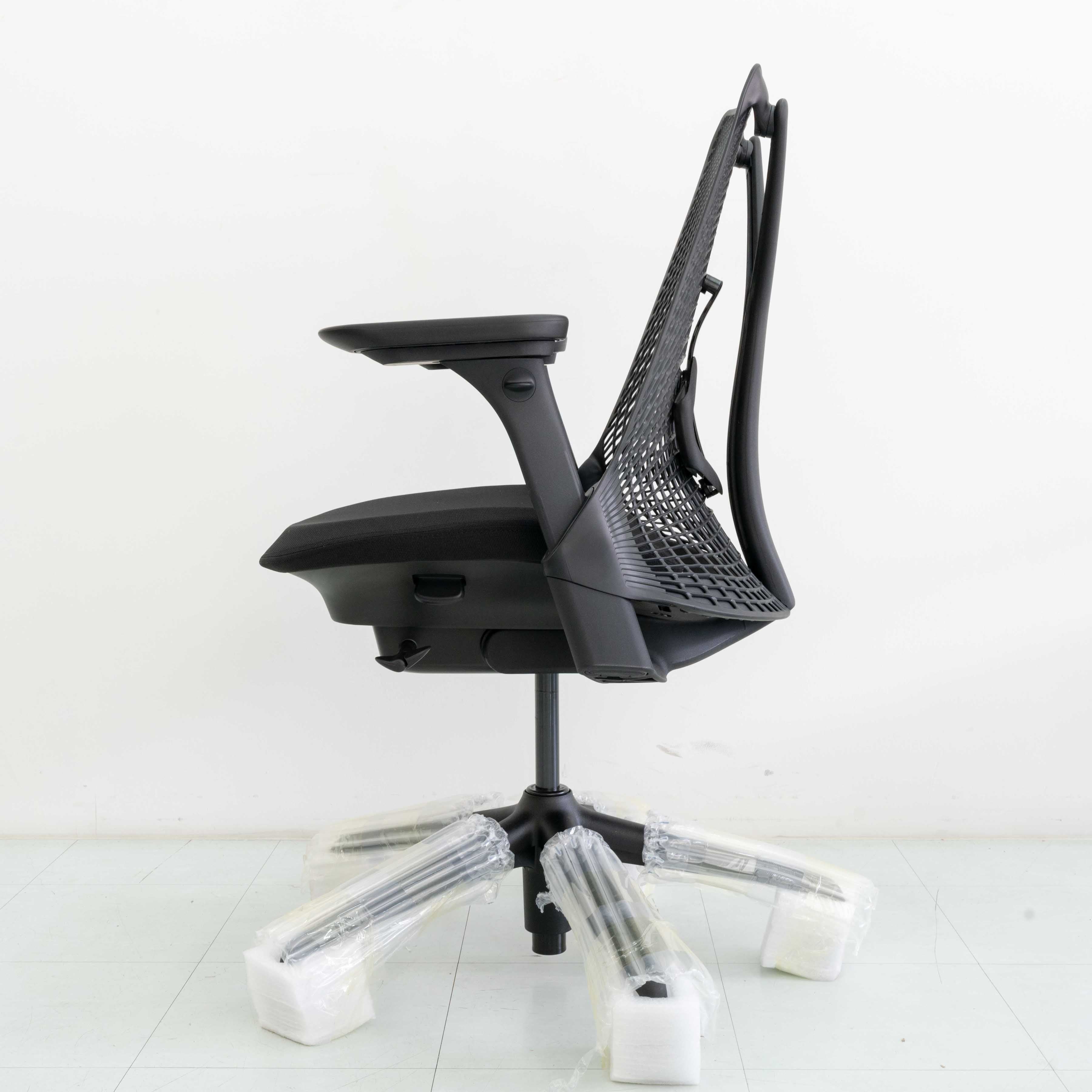 Herman Miller Sayl Chair – All Black | Full Option with Lumbar Support